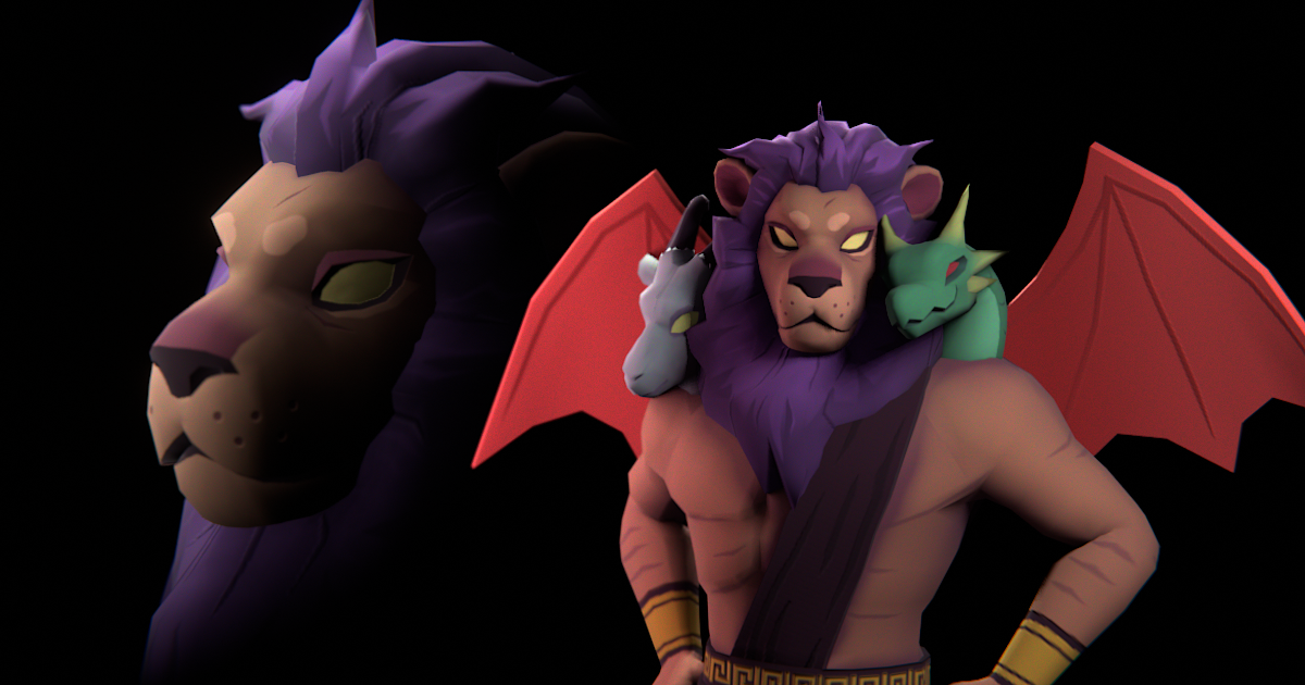 Beast CHAOS CHIMERA | 3D Wizards | Forgotten Runes Wizard's Cult ...