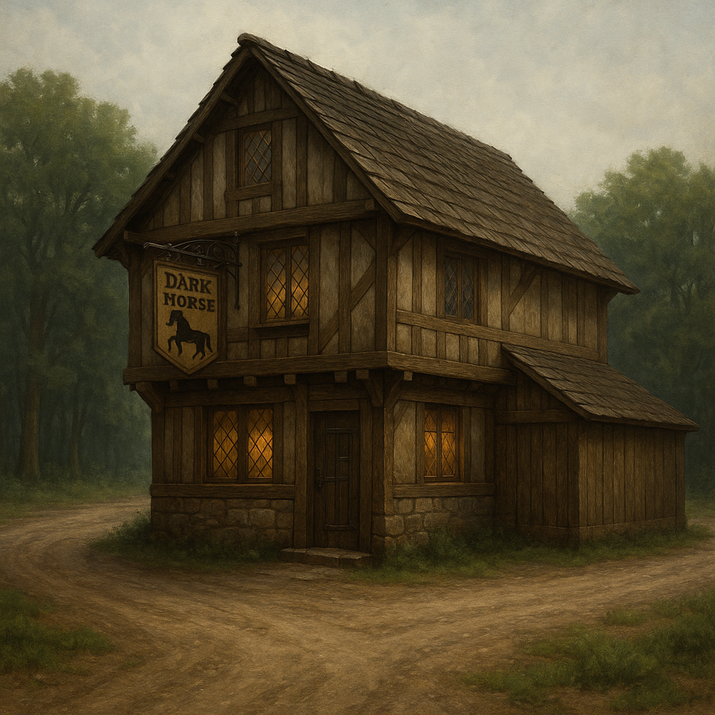 Dark Horse Tavern in the town of Almanac