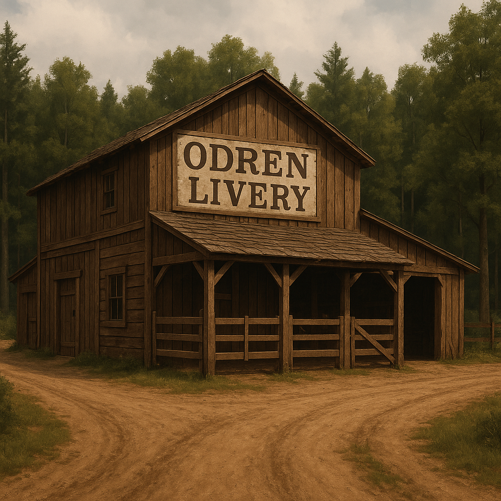 Odren Livery in the town of Almanac